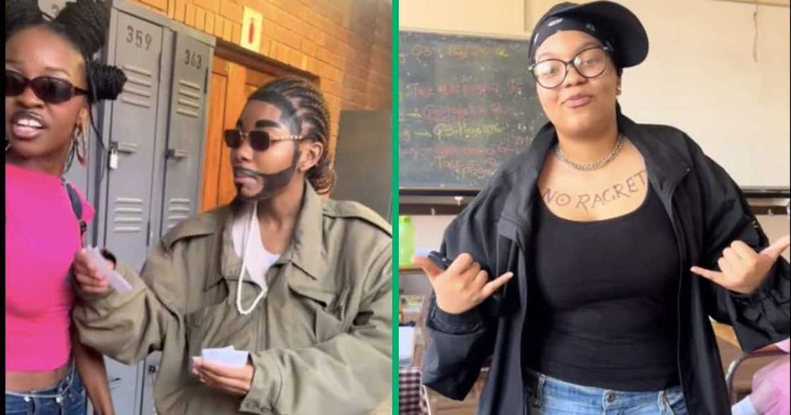 Matriculants dressed up as memes for an end-of-school party in Petoria. Matriculants dressed up as memes for an end-of-school party in Petoria.