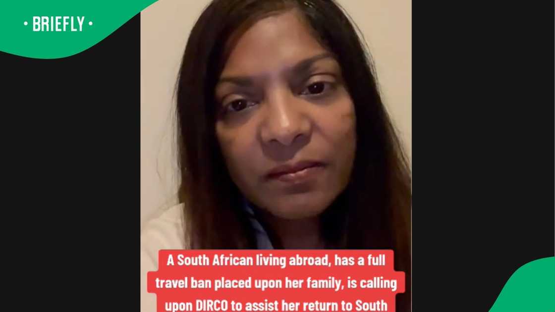 A woman pleads for government help. A woman pleads for government help.
