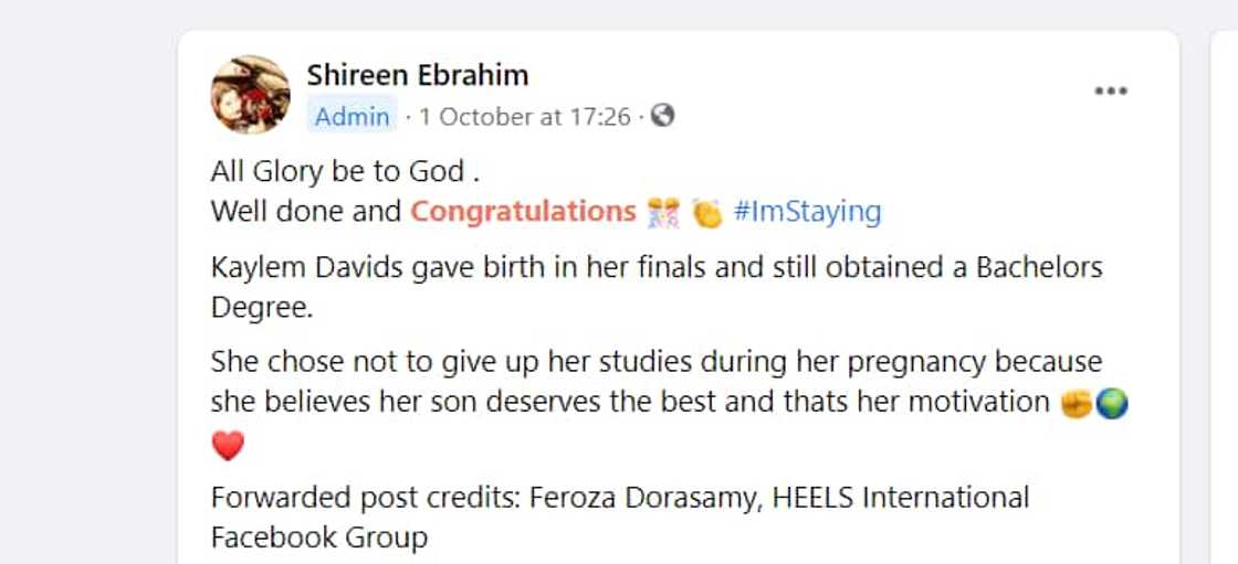 Young momma bags degree despite giving birth during finals, inspires other young mothers Young momma bags degree despite giving birth during finals, inspires other young mothers