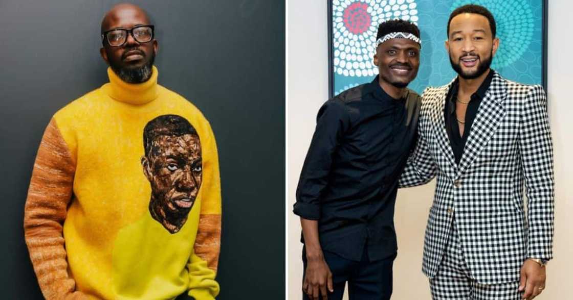 DJ Black Coffee, Mthandazo Gatya, and John Legend DJ Black Coffee, Mthandazo Gatya, and John Legend
