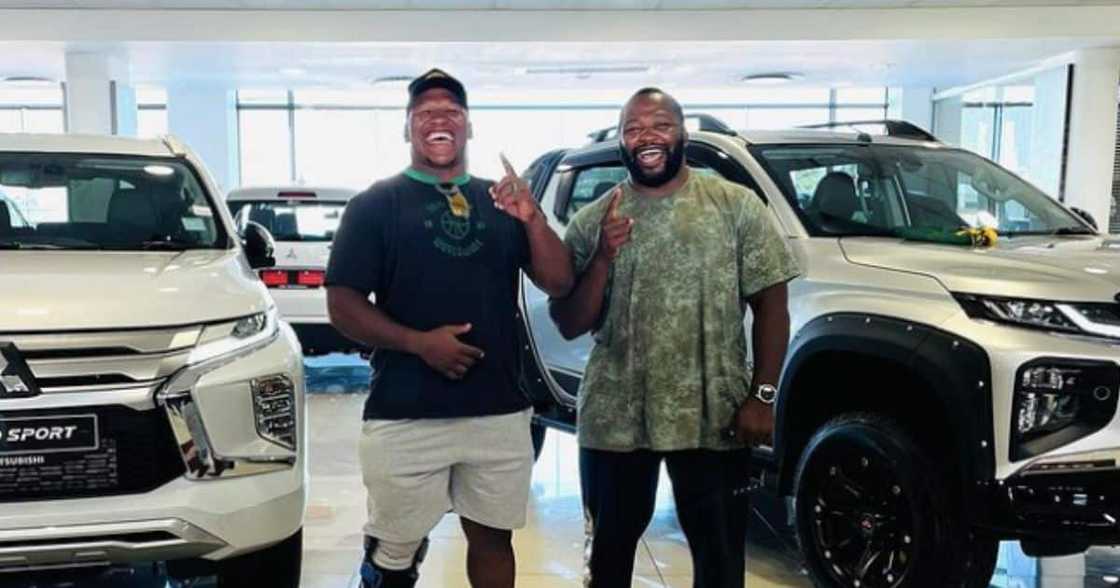Ox Nche and Bongi Mbonambi gets new cars Ox Nche and Bongi Mbonambi gets new cars