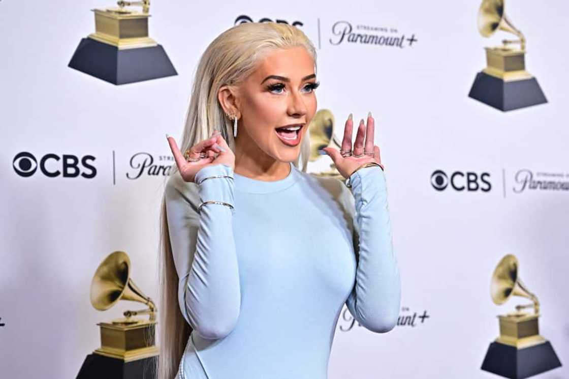 Christina Aguilera at the Crypto.com Arena Christina Aguilera at the Crypto.com Arena