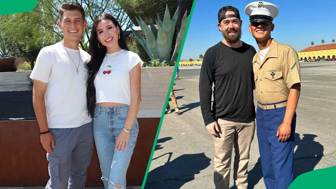 Krystiana and Ryan take pictures with Jaden Krystiana and Ryan take pictures with Jaden