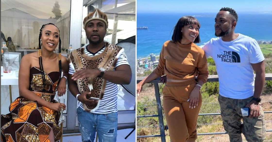 Melusi Mbele and wife Andiswa Mbele Melusi Mbele and wife Andiswa Mbele