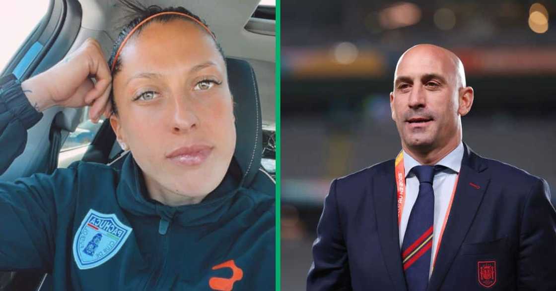 Jenni Hermoso and Luis Rubiales Jenni Hermoso and Luis Rubiales