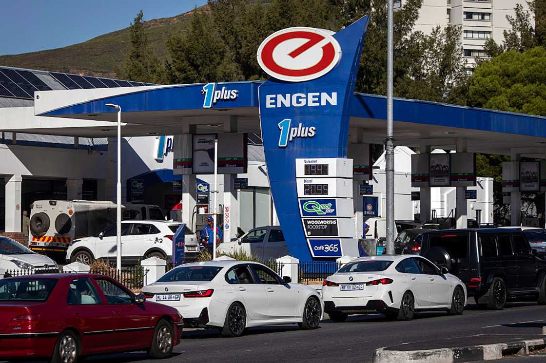 Petrol attendants fill cars with on March 31, 2026 in Cape Town, South Africa Petrol attendants fill cars with on March 31, 2026 in Cape Town, South Africa