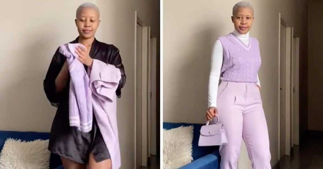 A young woman shares TikTok video on her Mr Price video A young woman shares TikTok video on her Mr Price video