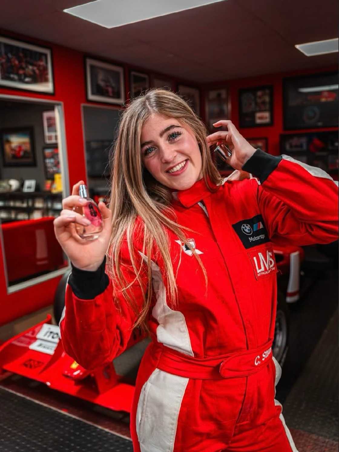Alongside perfume, she restores classic cars through her business venture, Classic Cars by Chloe