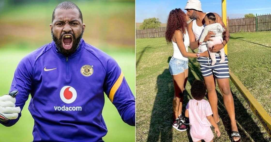 Kaizer Chiefs, Itumeleng Khune, Shares Sweet, Family Pic, Gushes, About Love