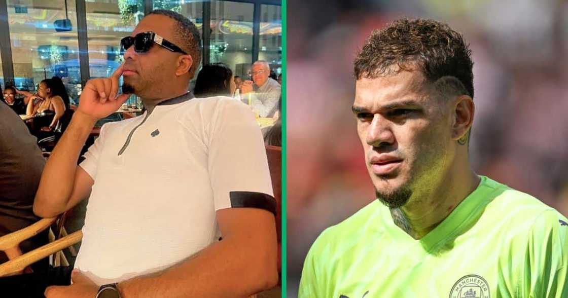 Itumeleng Khune has been compared to Brazilian keeper Ederson Itumeleng Khune has been compared to Brazilian keeper Ederson