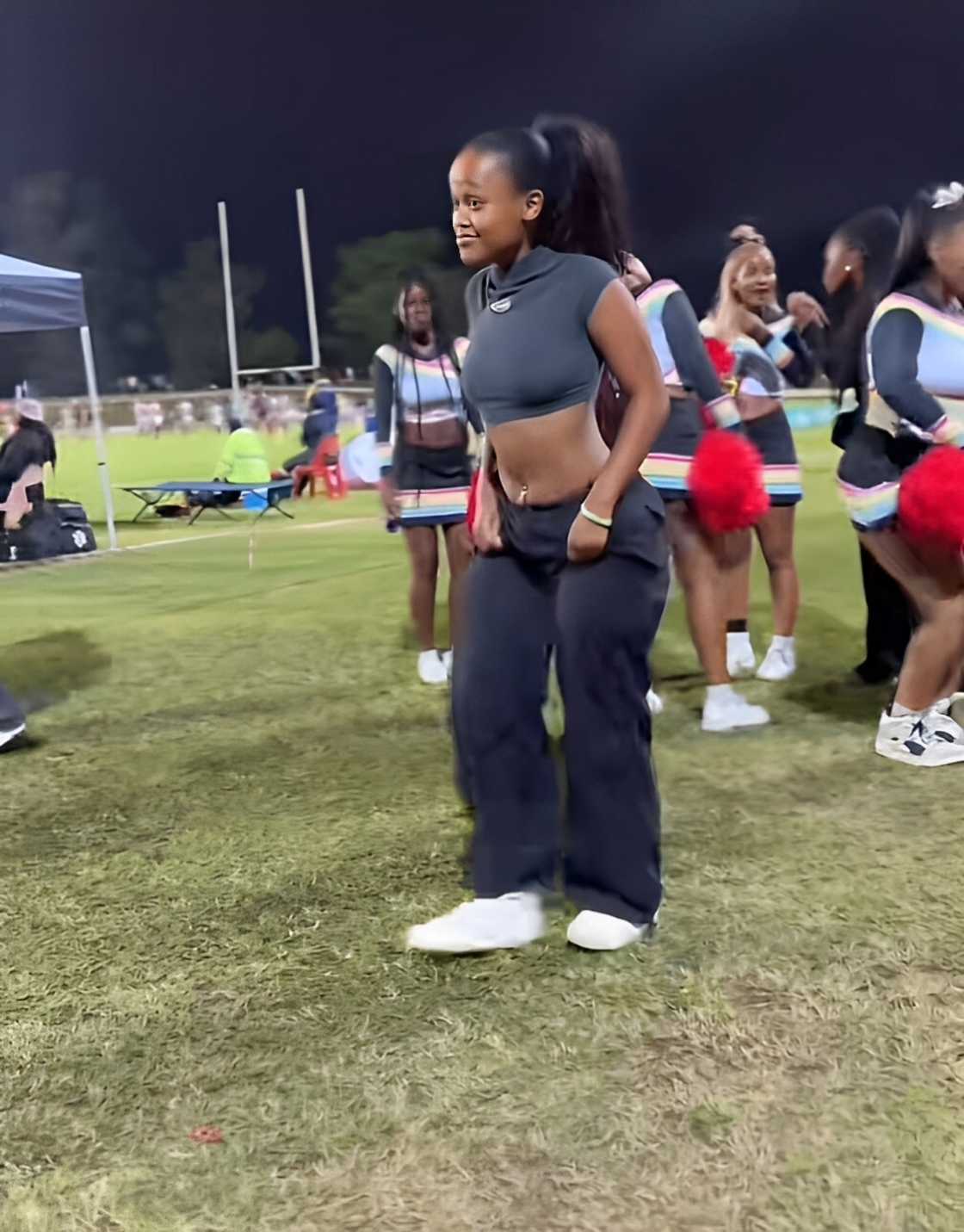 A student flexed her impressive dance moves, stunning SA. A student flexed her impressive dance moves, stunning SA.