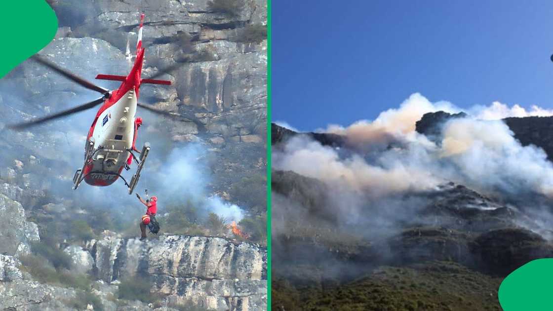 One person was arrested in connection with a devastating fire on Table Mountain.