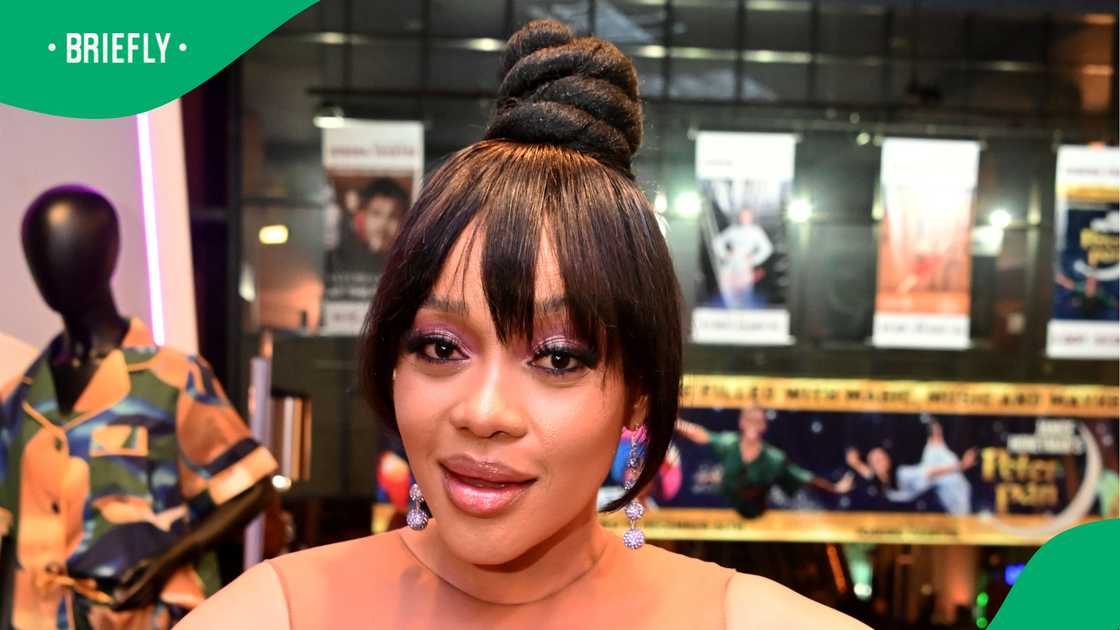 Netizens react to Thando Thabethe's riské picture