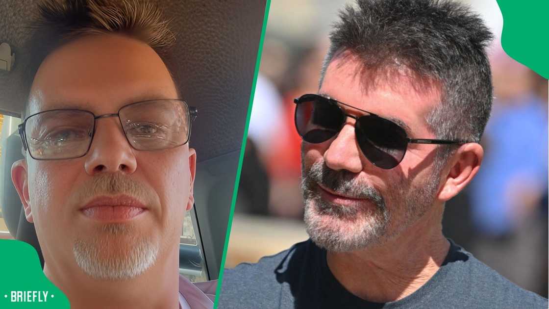 'Simon Cowell' judges an Afrikaner's singing.
