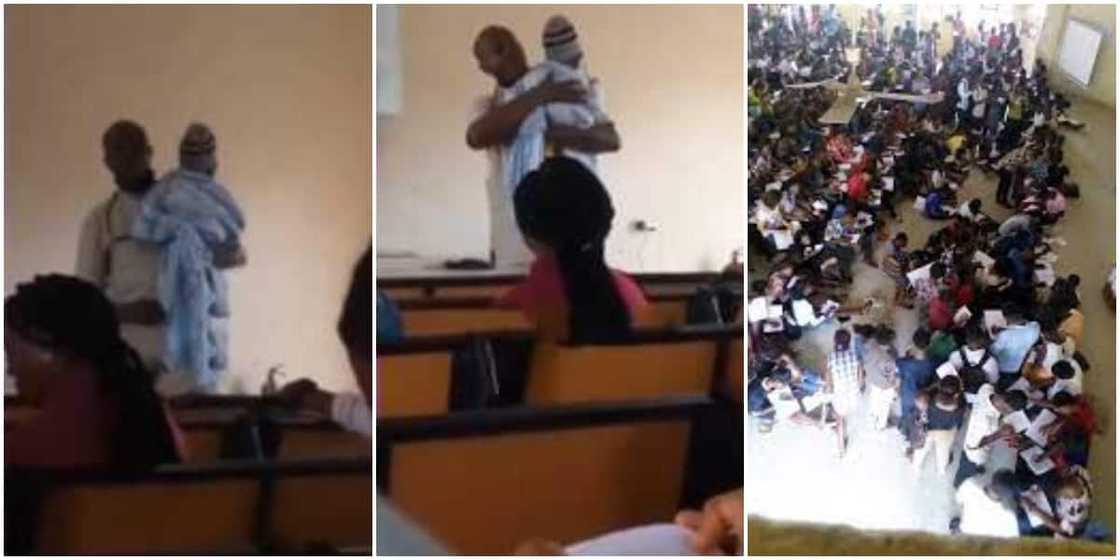 Lecturer, baby, carry, lecture, mother, class, nanny Lecturer, baby, carry, lecture, mother, class, nanny
