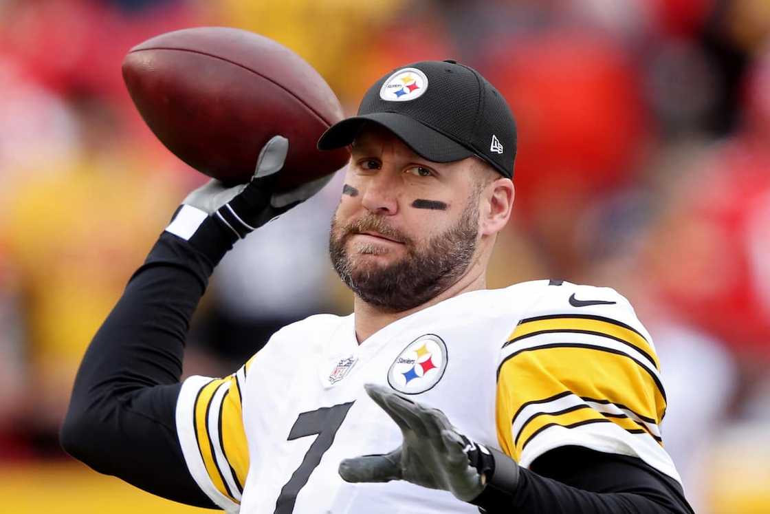 Roethlisberger during a Steelers and Kansas City Chiefs game