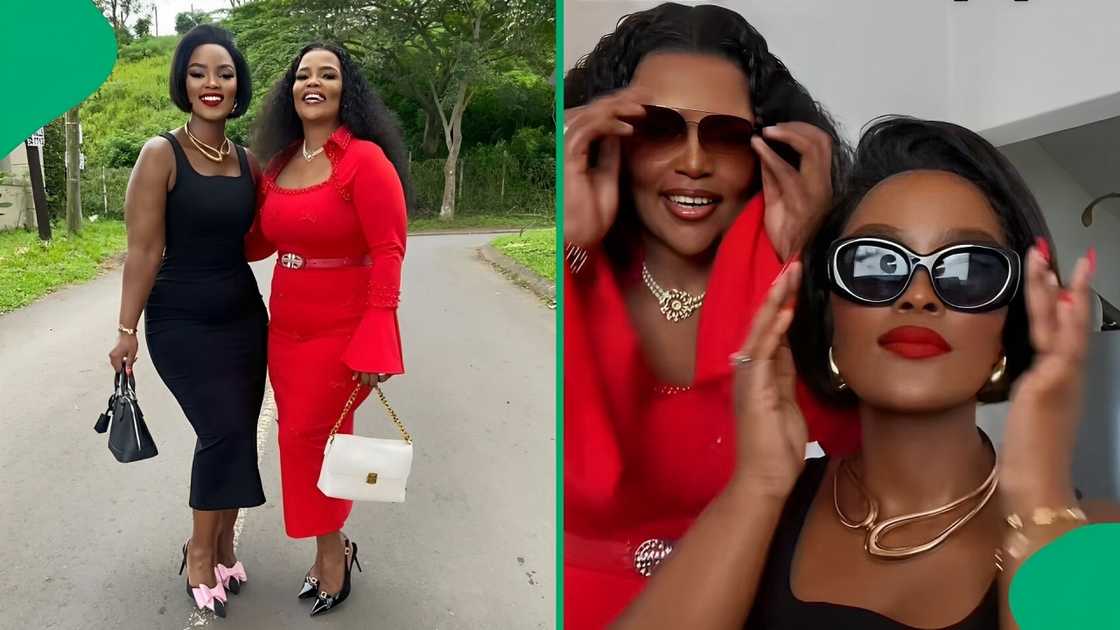 A mom and daughter slayed the TikTok Marriage Challenge as they flexed their rings in style. A mom and daughter slayed the TikTok Marriage Challenge as they flexed their rings in style.