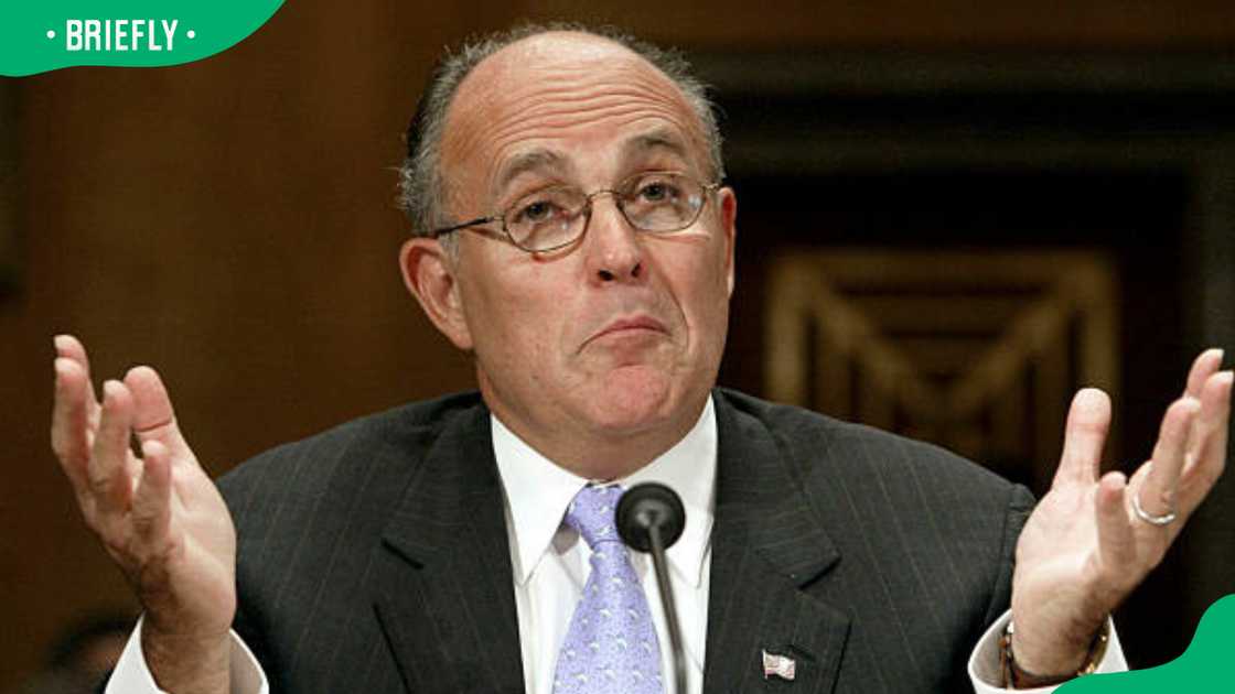 Rudy Giuliani a hearing