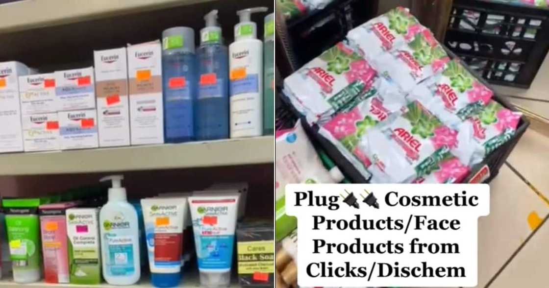 TikTok video of items skin care products at China Mall