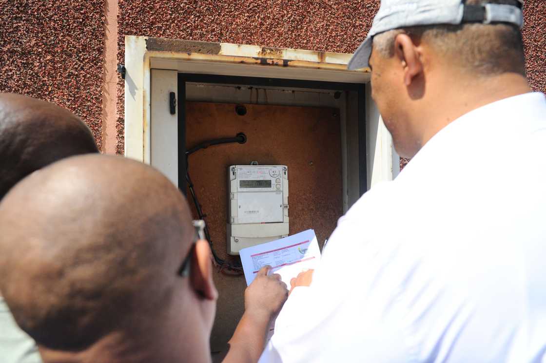 A technician cuts of the power of a defaulter as part of a disconnection drive held by the City of Pretoria