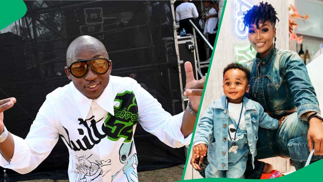 Khuli Chana and his son Leano stole hearts recently.