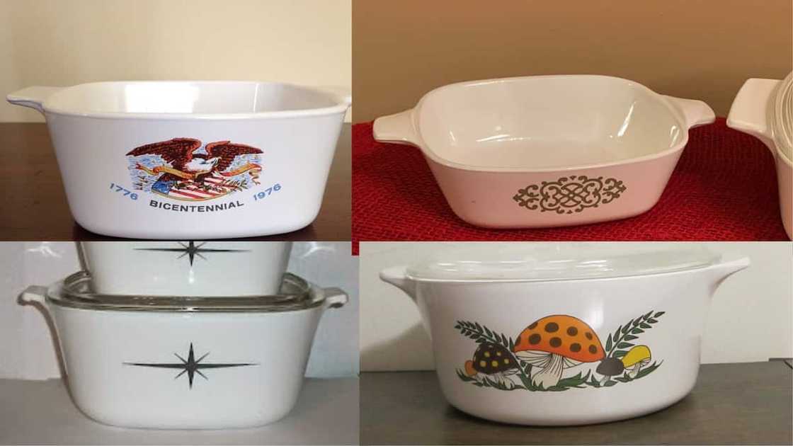 Rare vintage CorningWare patterns Rare vintage CorningWare patterns