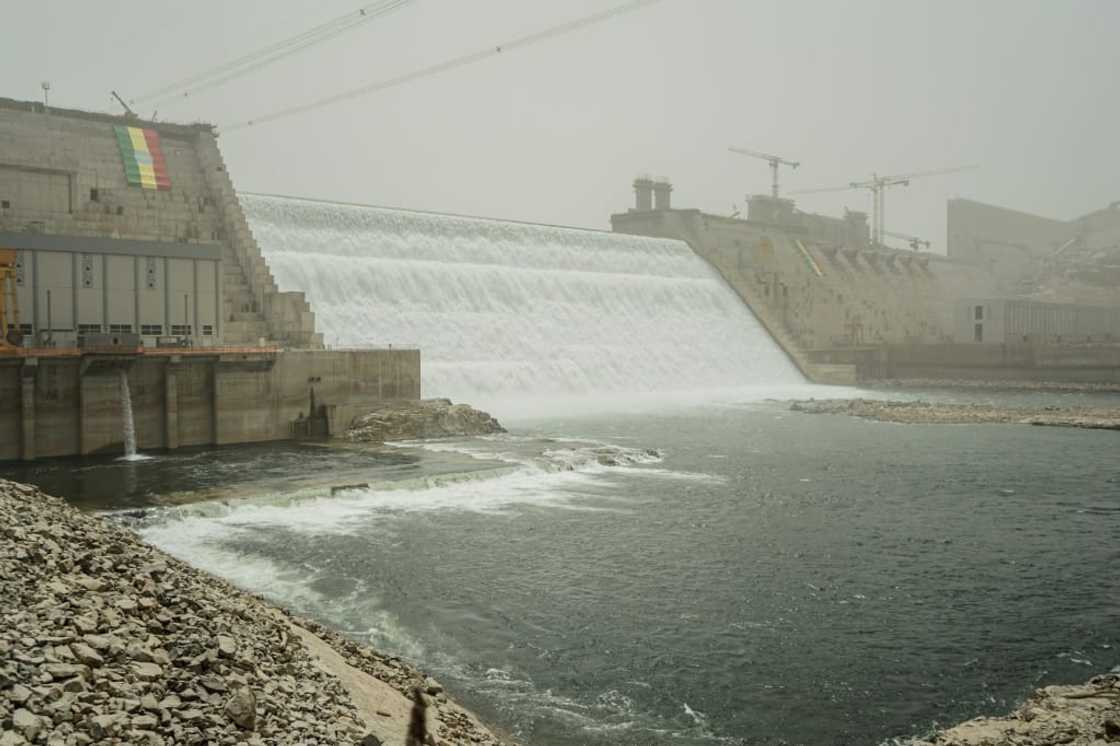 Ethiopia first began electricity production at the Grand Ethiopian Renaissance Dam in February Ethiopia first began electricity production at the Grand Ethiopian Renaissance Dam in February