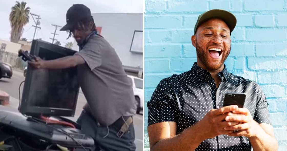 Mzansi, Xbox, homeless man Mzansi, Xbox, homeless man