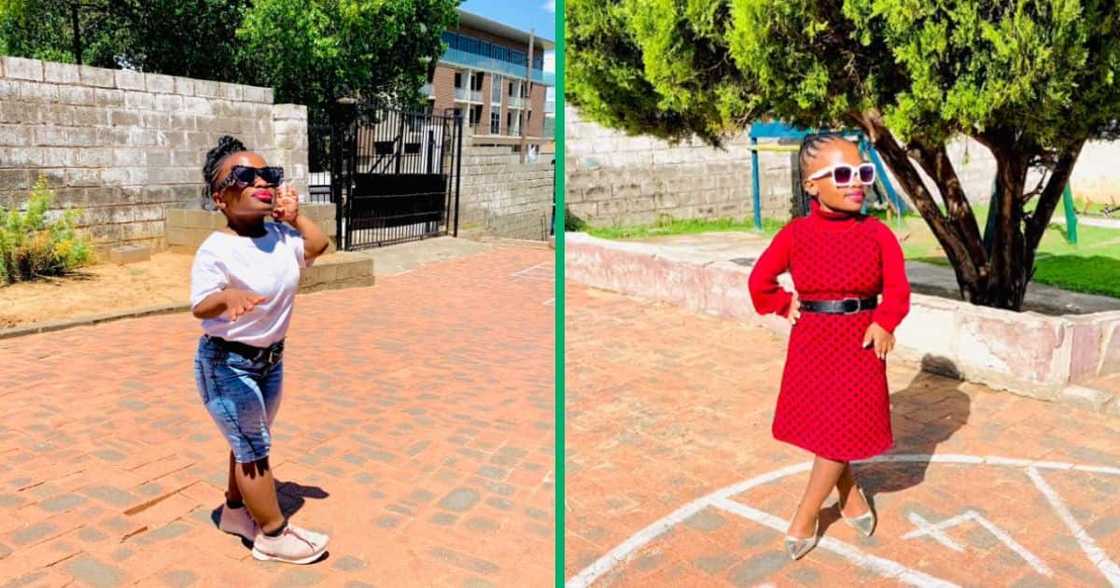 A South African teacher's short stature went viral on TikTok after a video showed her dancing with her students A South African teacher's short stature went viral on TikTok after a video showed her dancing with her students