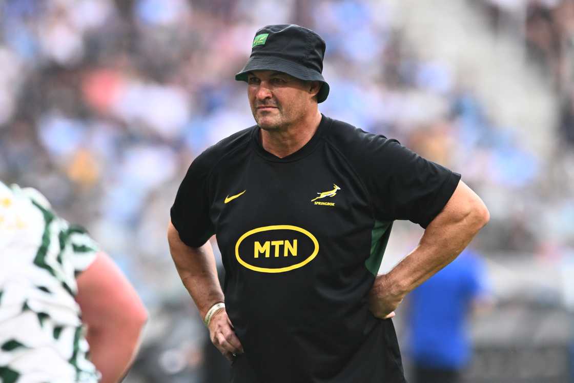 TikTok users praised Rassie Erasmus for being a good coach TikTok users praised Rassie Erasmus for being a good coach