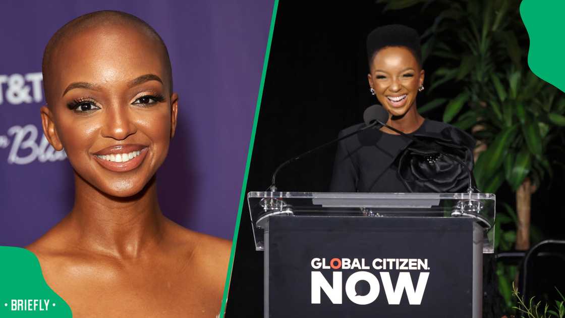 Netizens gushed over Nandi Madida's natural beauty Netizens gushed over Nandi Madida's natural beauty