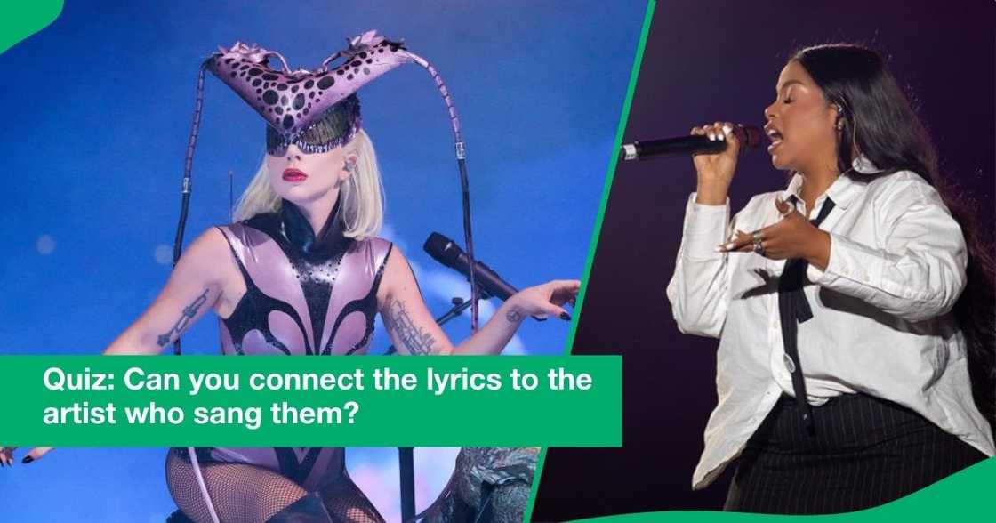 Quiz about connecting singers to their lyrics