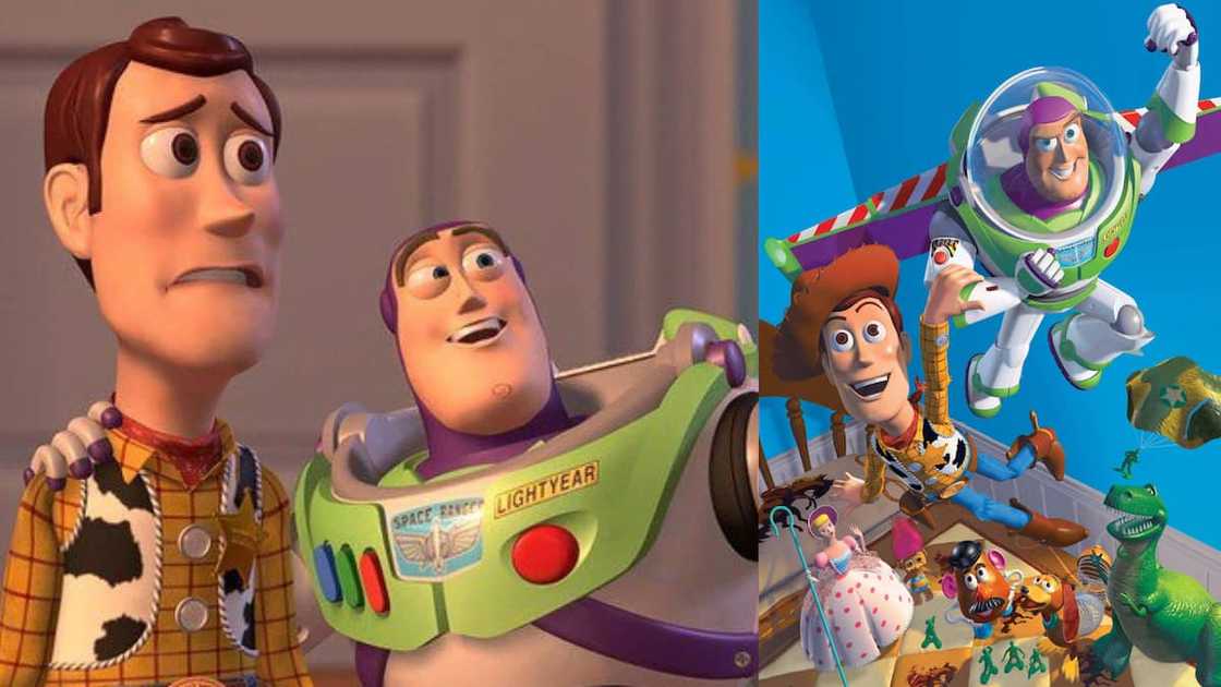 Buzz Lightyear and Woody from Disney Pixar Buzz Lightyear and Woody from Disney Pixar