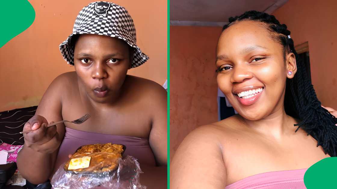 A lady tried helping students out with a R5 meal plug from ShopRite. A lady tried helping students out with a R5 meal plug from ShopRite.