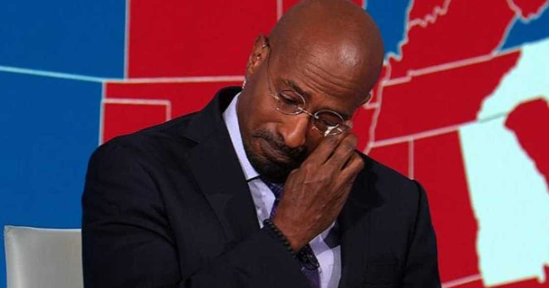 Van Jones: CNN news commentator breaks into tears on live TV after Biden wins election