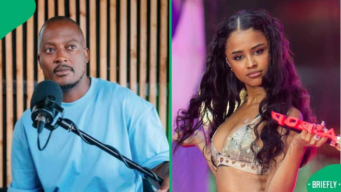 Sfiso Ndlovu threw shade at Tyla