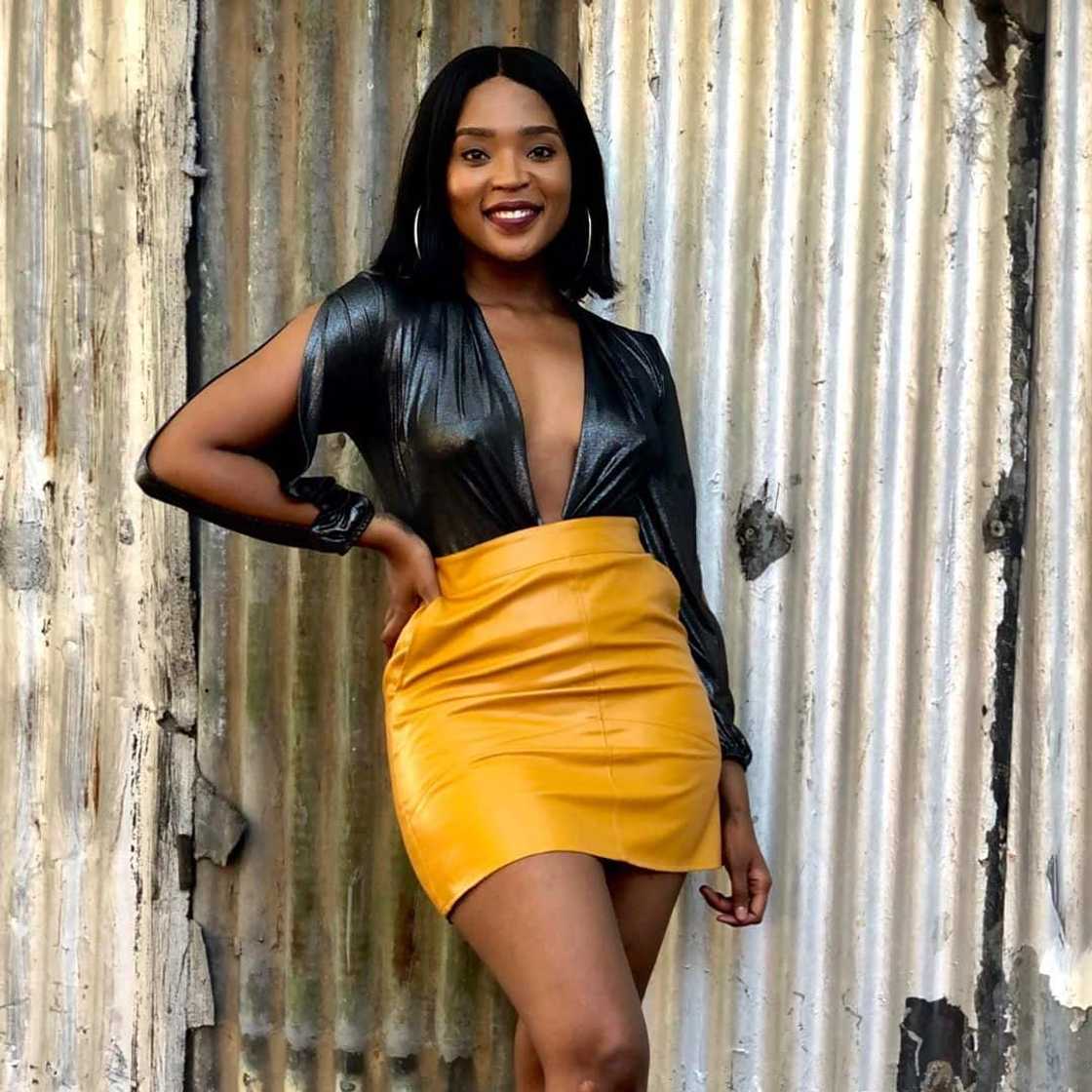 Motsoaledi Setumo leaving the Queen Motsoaledi Setumo leaving the Queen