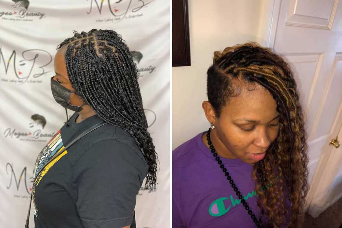 Curly and messy Curly and messy