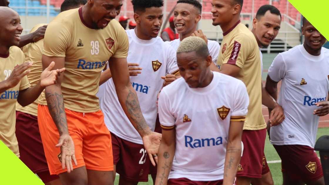 Lehlogonolo Mojela is in fine form for Stellenbosch FC. Lehlogonolo Mojela is in fine form for Stellenbosch FC.