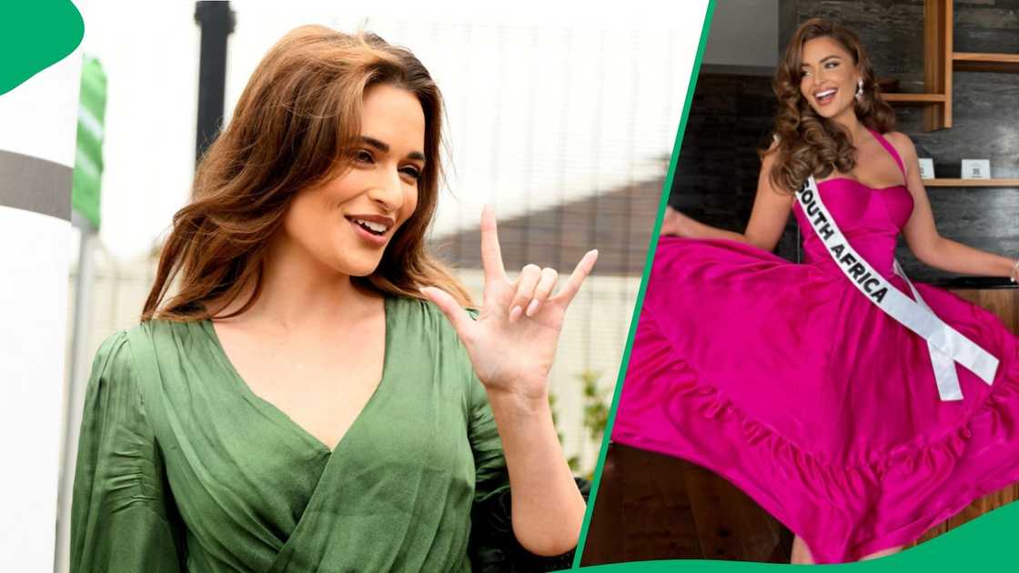 Mia le Roux reminisced about her Miss SA journey. Mia le Roux reminisced about her Miss SA journey.
