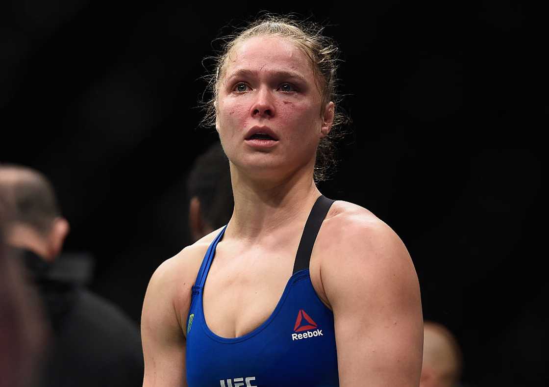 Ronda Rousey in Las Vegas, Nevada. Ronda Rousey in Las Vegas, Nevada.