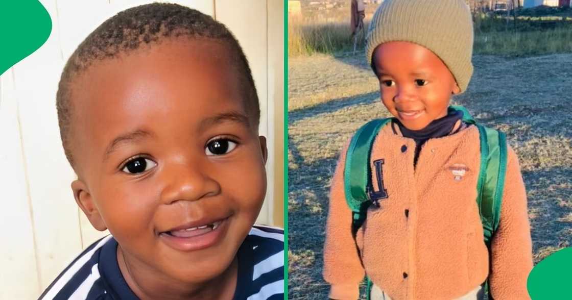 A young boy flexed his expensive taste while shopping with his mother. A young boy flexed his expensive taste while shopping with his mother.