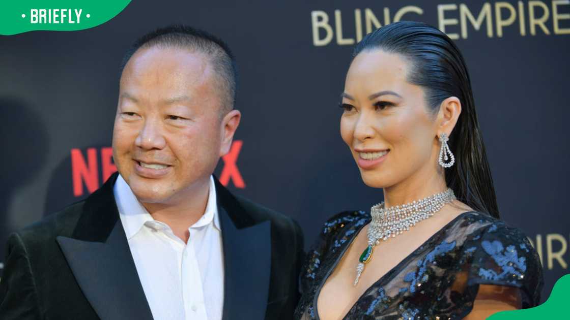 Christine Chiu and Gabriel Chiu during the 2022 launch celebration party for Netflix's Bling Empire Christine Chiu and Gabriel Chiu during the 2022 launch celebration party for Netflix's Bling Empire