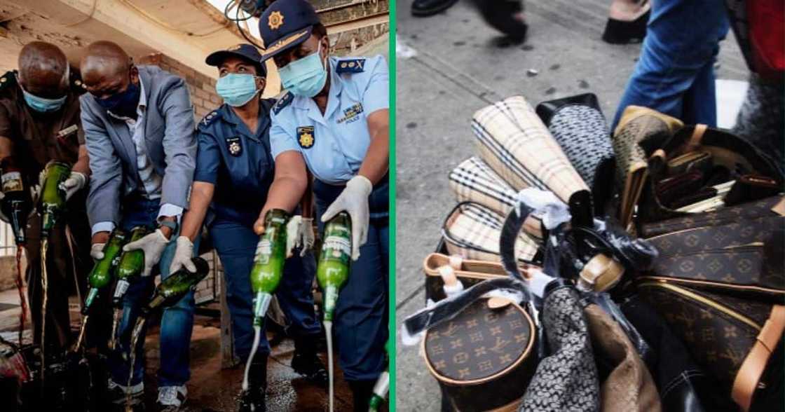 SAPS destorys billions worth of fake products SAPS destorys billions worth of fake products