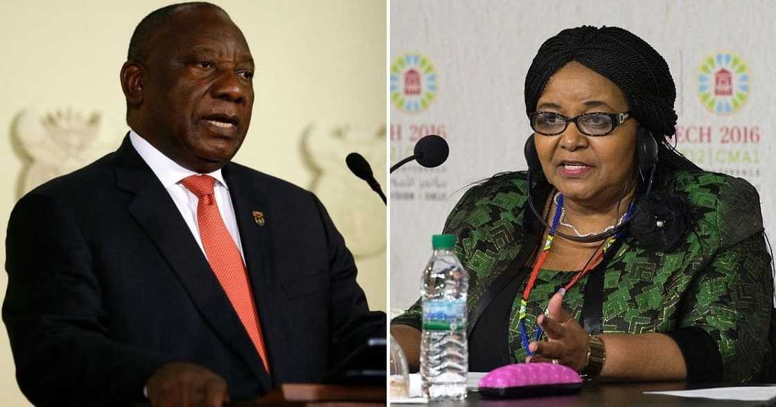 Edna Molewa, Grandson Calling, President Cyril Ramaphosa, Mzansi Edna Molewa, Grandson Calling, President Cyril Ramaphosa, Mzansi
