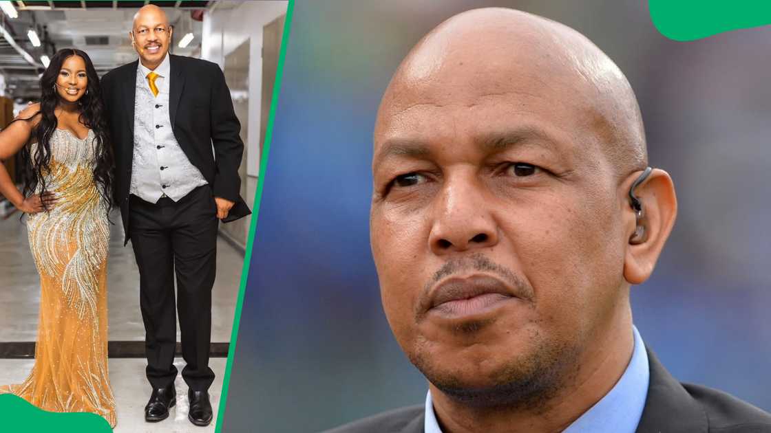 Legendary sports broadcaster Phumlani Msibi presenting for SuperSport