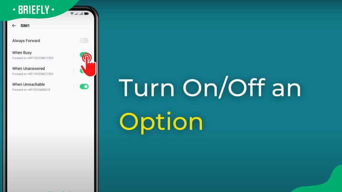 Call forwarding on Oppo