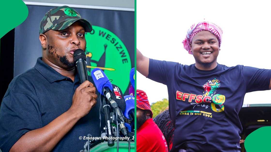 The MK Party's Floyd Shivambu got into a heated argument with the EFF's Sihle Lonzi