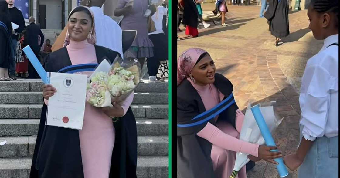 A TikTok video shows a lady advising her younger sister, and the clip inspired many people online. A TikTok video shows a lady advising her younger sister, and the clip inspired many people online.