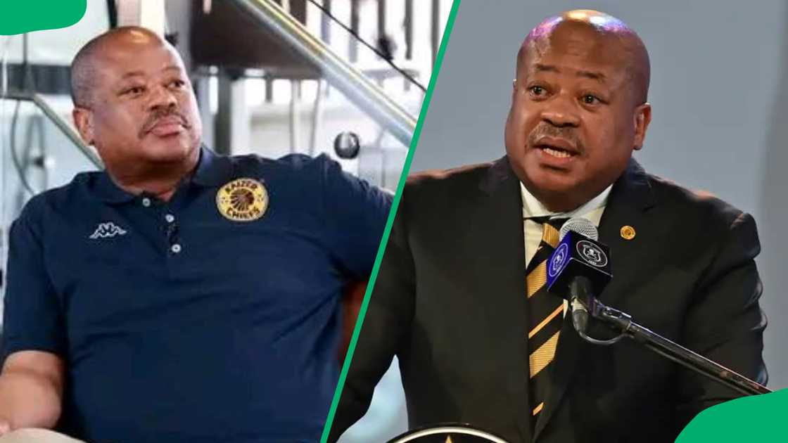 Kaizer Motaung's son, Bobby Motaung, sitting and speaking at events Kaizer Motaung's son, Bobby Motaung, sitting and speaking at events